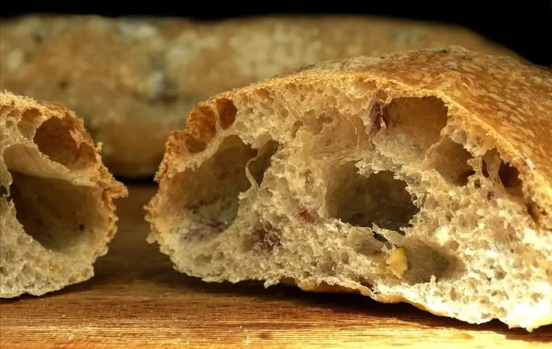 Large Uneven Holes In Bread - The Causes