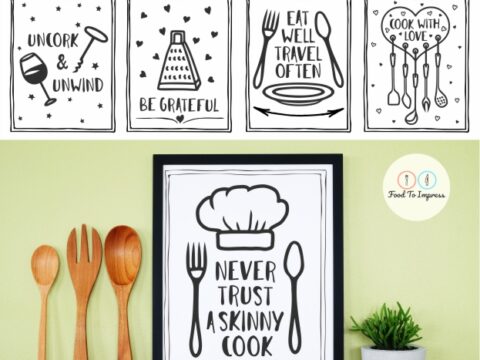 Printable Kitchen Quotes – FREE PDF