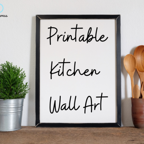 free kitchen wall art bundle | 5 printable designs |... Printable Kitchen Wall Art - Food To Impress