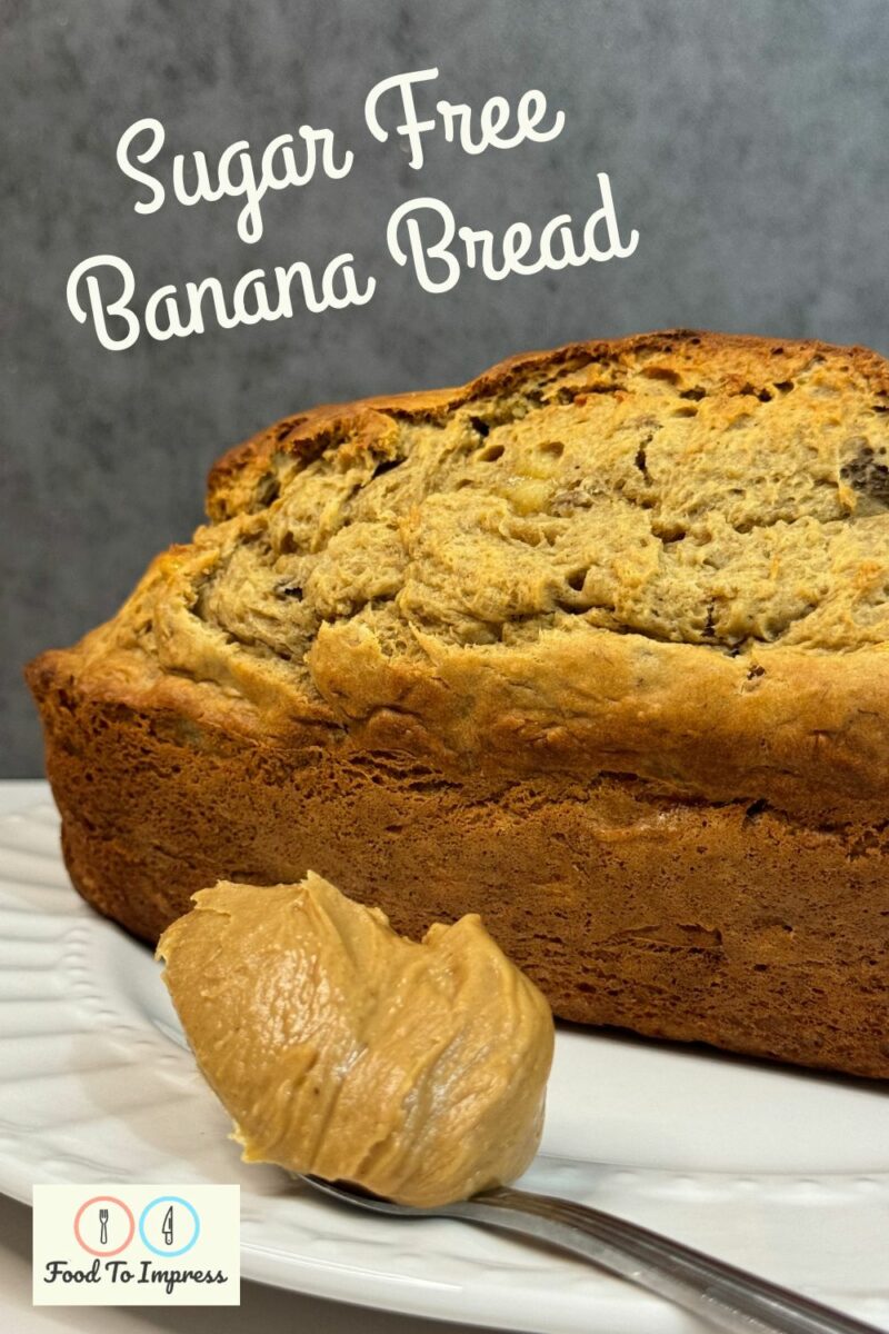 Banana Bread Recipe No Sugar - Healthy and Easy - Food To Impress - Can I Make Banana Bread Without Sugar For Dogs